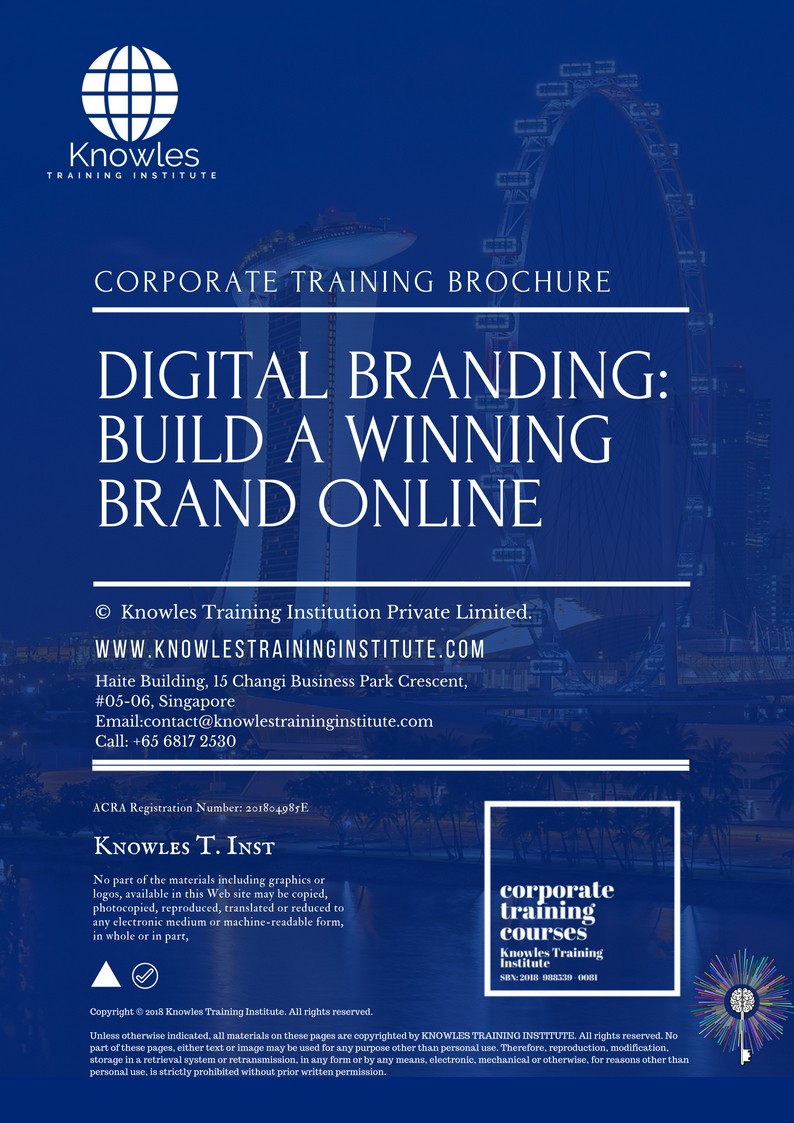 Course Brochure For Digital Branding_ Build A Winning Brand Online in Israel