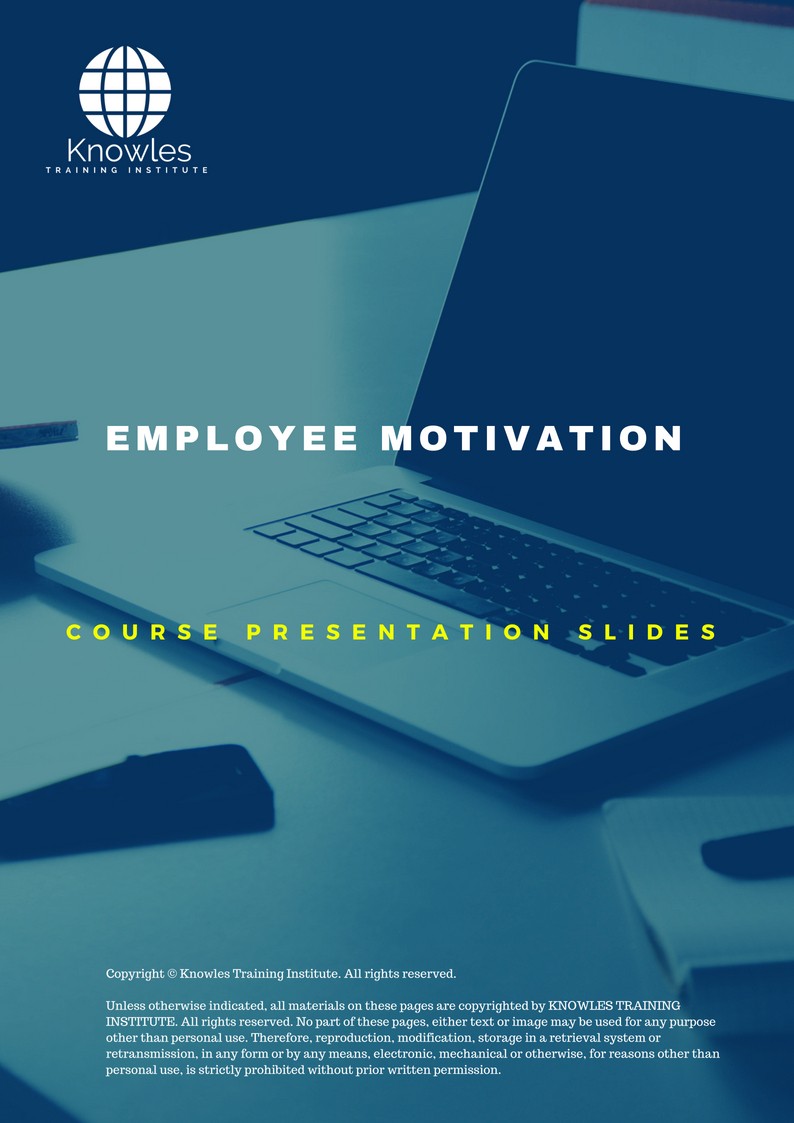 Employee Motivation Training Course in Israel Presentation SLides
