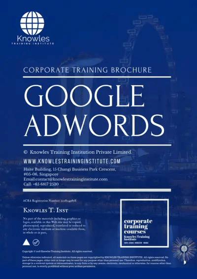 Google Adwords Course in Israel Brochure