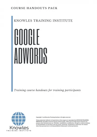 Google Adwords Course in Israel Handouts
