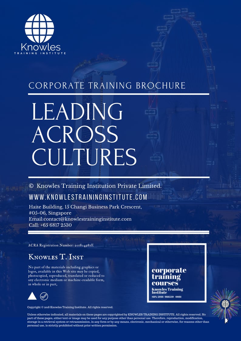 Leading Across Cultures Training Course in Israel Brochure
