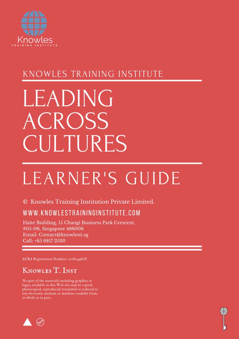 Leading Across Cultures Training Course in Israel Learner’s Guide