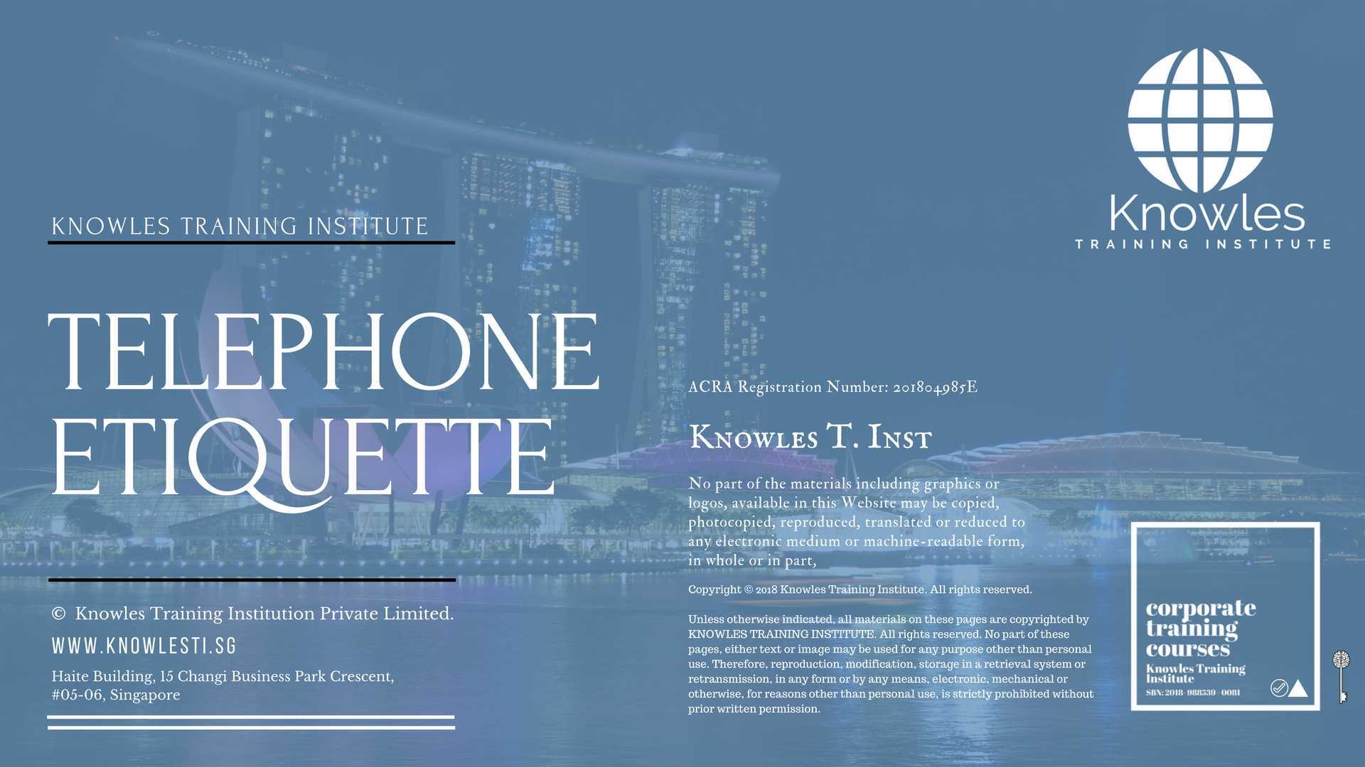 Telephone Etiquette Training Course in Israel