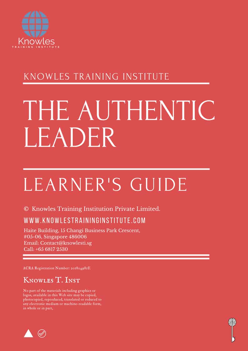 The Authentic Leader Training Course in Israel Learner’s Guide