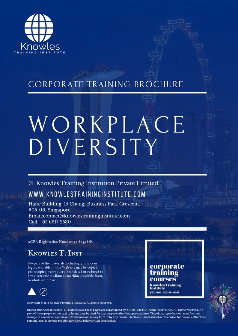 Workplace Diversity Training Course in Israel Brochure